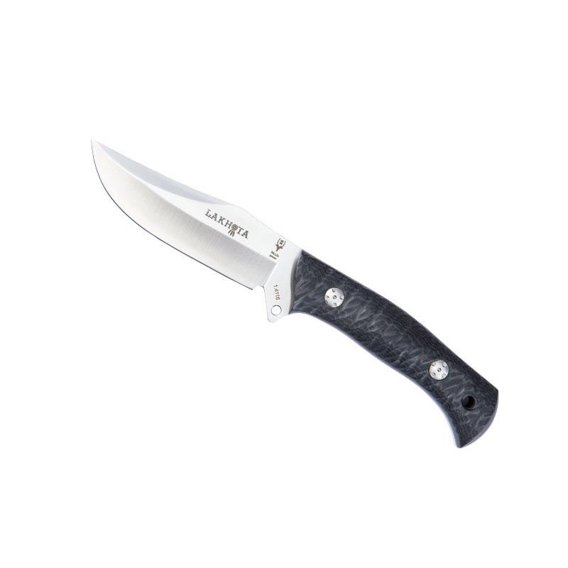 Muela POIGNARD LAKHOTA MICARTA NOIR 12CM INOX